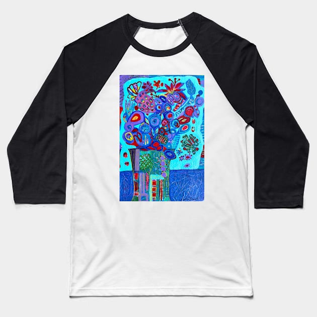 Spring Flowers No. 3 Baseball T-Shirt by Leslie Pino Durant